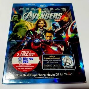 "The Avengers” Blu-ray and DVD combo pack of the 2012 Marvel movie